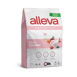 אלווה מזון לחתול 5 קג בשר עוף לגוריי חתולים.