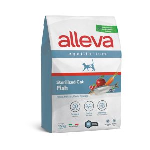 אלווה מזון לחתול 5קג דגים סטרלייז